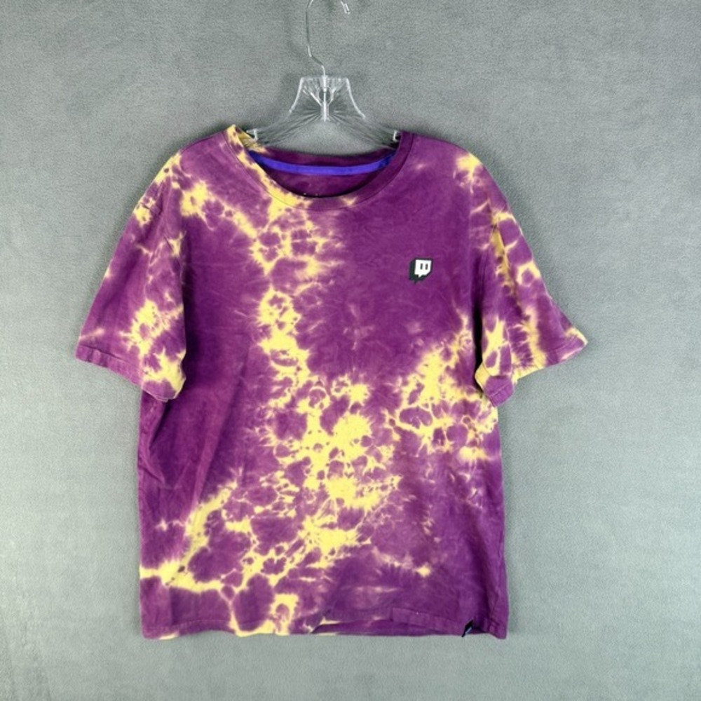 Twitch Gaming T Shirt‎ Tie Dye Short Sleeve Medium? Streaming